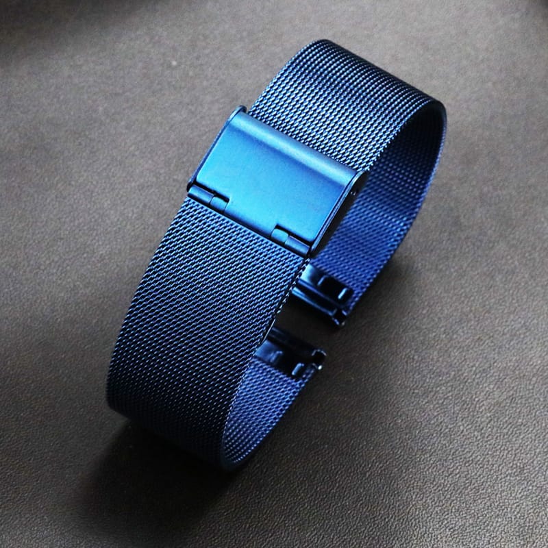 Curea metalica albastra pentru apple watch 42mm 44mm a9981
